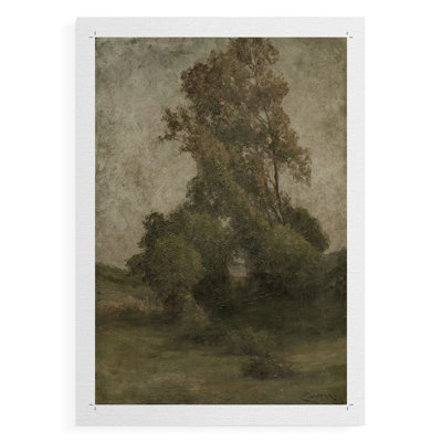 Paysage rétro CLxxIV - impression sur toile seulement - non encadrée