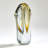 Amber/Grey Glass Table Vase-57567997
