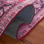 Tapis 128 M / W S / R en rouge / bleu marine-1642649482
