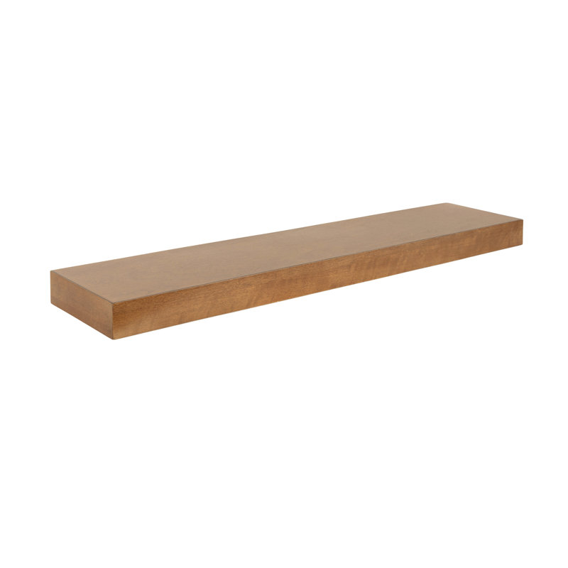 Tablette flottante Jeremiah, Brun rustique