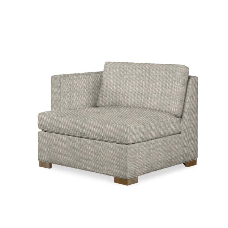 Landon Outdoor Patio Sectional, Gray Polyester 71617L82