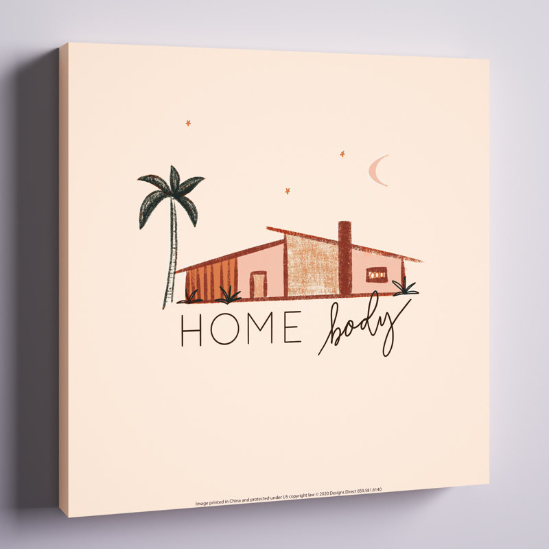 Corps Mid Century Home - imprimé, H 12 po x l 12 po