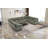 Dona 9-Piece U-Shaped Corduroy Upholstered Modular Sectional, Pillowtop Arm-106924054