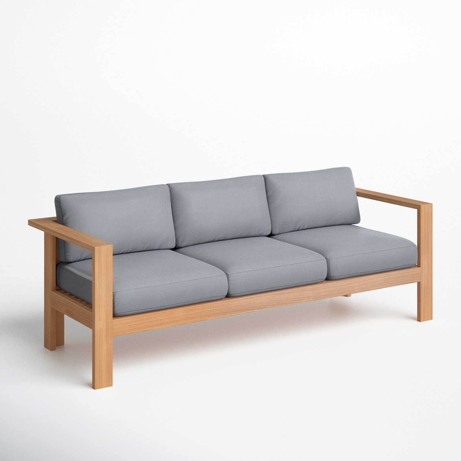 Sonoma 89" Sunbrella® Patio Sofa, Canvas Charcoal Sunbrella® Canvas