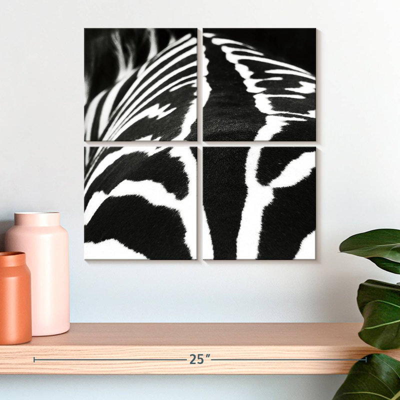 Brampt Zebra Stripes Pattern VI, 18" H x 18" W
