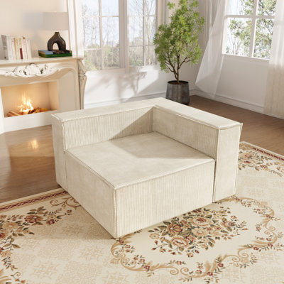 Comfy Cloud 39" Sofa Corner Chair, No Assembly Required