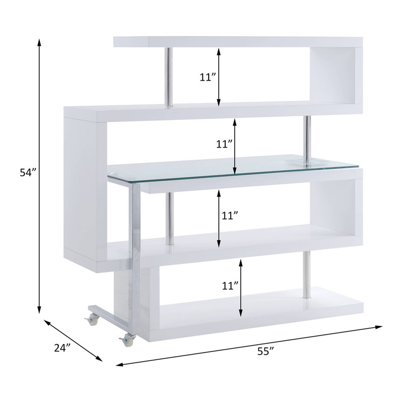 Bureau en L, bureau d'écriture, bureau, Blanc
