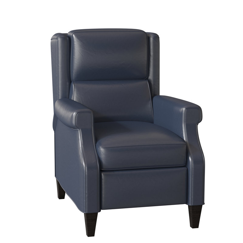 Gallaway Recliner, Aline Fumo Genuine Leather, Cobblestone, Manual