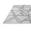 Tapis gris / beige en polyester tissé à la machine Sigurd-1200077813