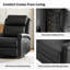 Fauteuil inclinable électrique pivotant à deux moteurs en cuir véritable Volodge-76531633