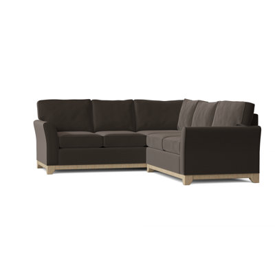 Canapé modulaire en coton de 108 po de largeur Bevins