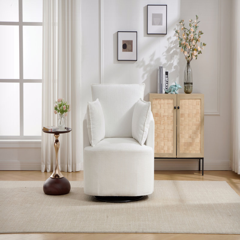 Chaise pivotante, Blanc