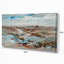 Paysage enneigé - reproduction sur toile tendue-16485977
