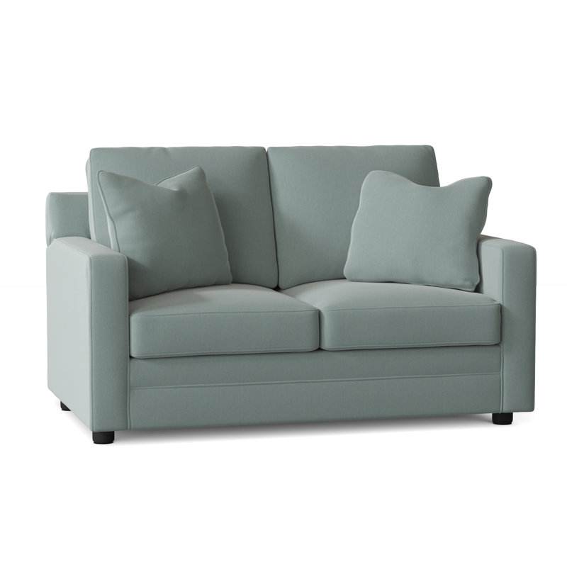 Aukai Upholstered 58'' Sleeper Sofa, Canvas Spa Sunbrella® Canvas