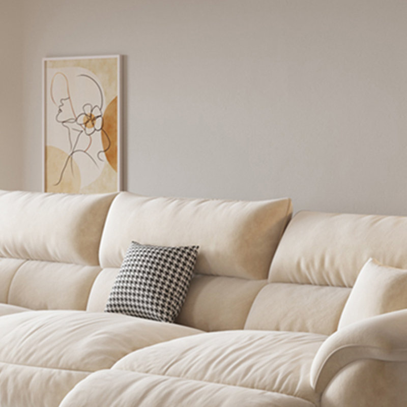 Élégant canapé électrique de luxe, 35.43" H x 96.45" W x 37.79" D, 3