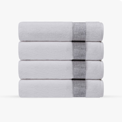 Jonnae 4 pcs Turkish Bath Towels Set