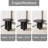 29.92" Modern Black Dining Table,Round Kitchen Table for Kitchen, Bar, Living Room-453712703-453712702