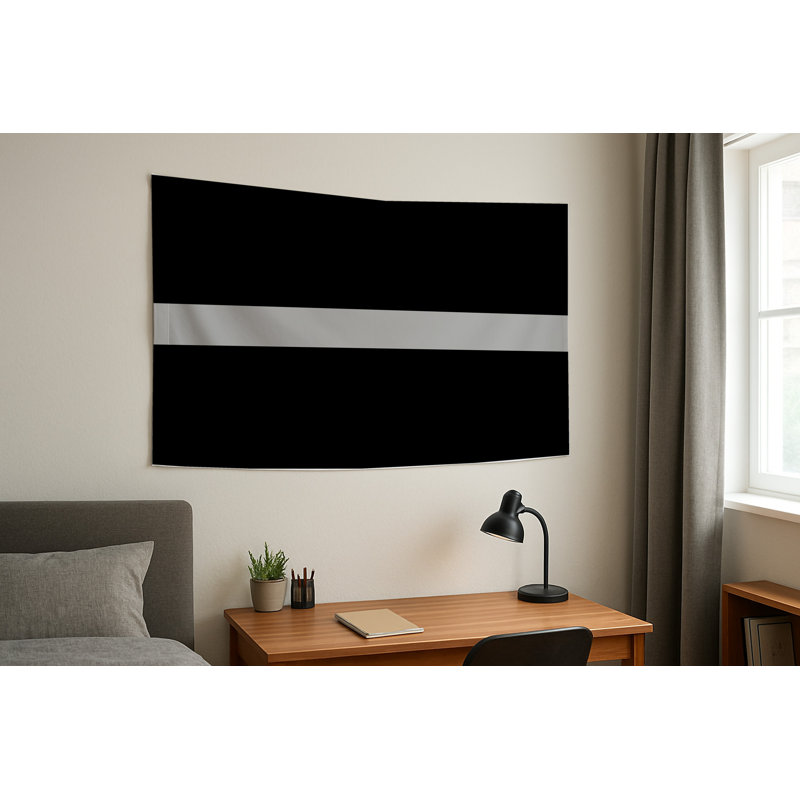 Thin Silver Line Flag — Flag