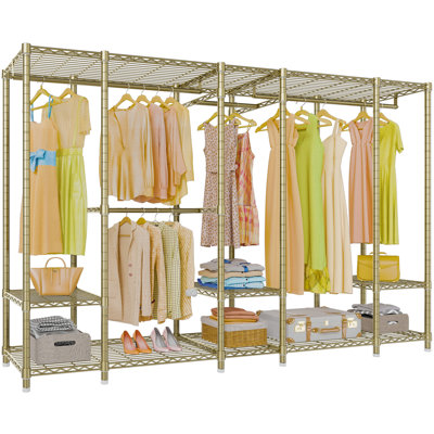 VIPEK V50 Extra Large Garment Rack, Heavy Duty Clothes Rack for Hanging Clothes, 89.8" L x 15.7" W x 76.4" H