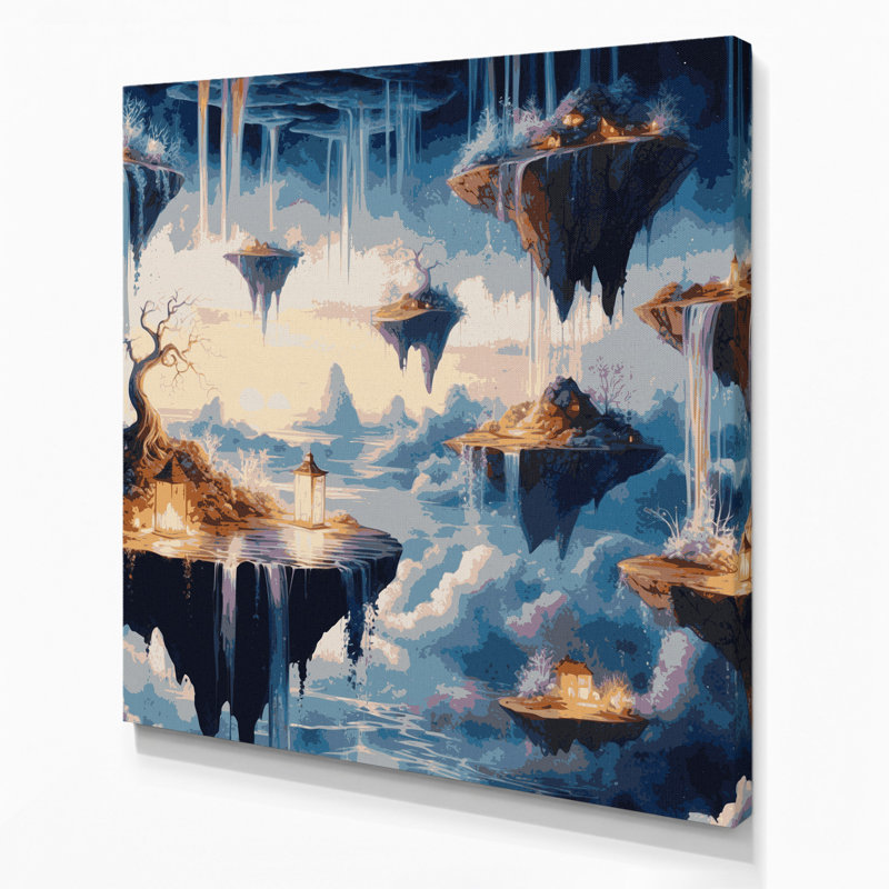 Art mural sur toile Sci Fi, H 12 po x l 12 po