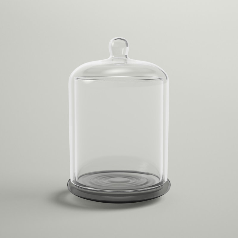 Urnes et pots en verre transparent de 6 po Edington, H 6 po x l 4,1 po x P 4,1 po