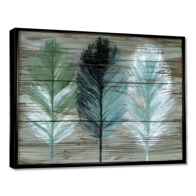 Plume de texture bois Boho - Boho