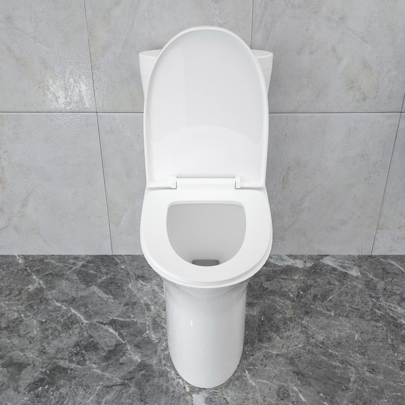 Toilette allongée une pièce 1,6 GPF (siège inclus), H 28,3 po x l 16,7 po x P 28,1 po