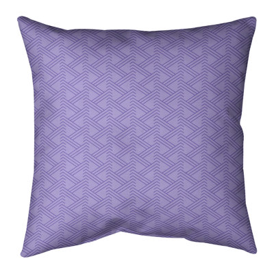 Coussin de sol zig zag classique