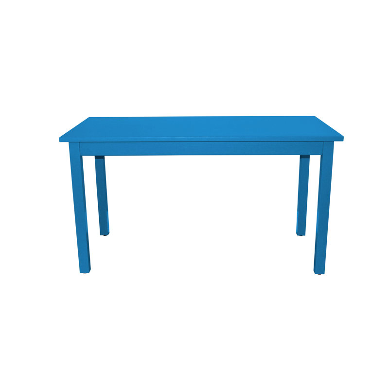 Console en bois massif 55 po Mariotti, Bleu Cara¨ïbes