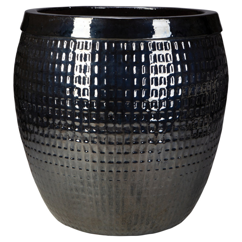 31 in. Centurian Planter - Black, 31" H x 31" W x 31" D