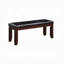 Banc de salle à manger rembourré 1pc