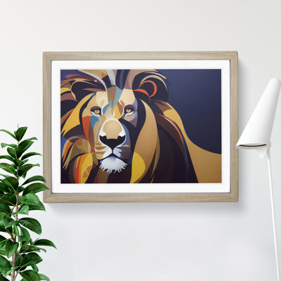 Intense Lion - Framed Print