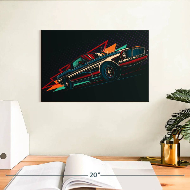 Mehar Retro Style Car, 8" H x 12" W