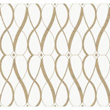 Graceful Geo Geometric Metallic Wallpaper Roll