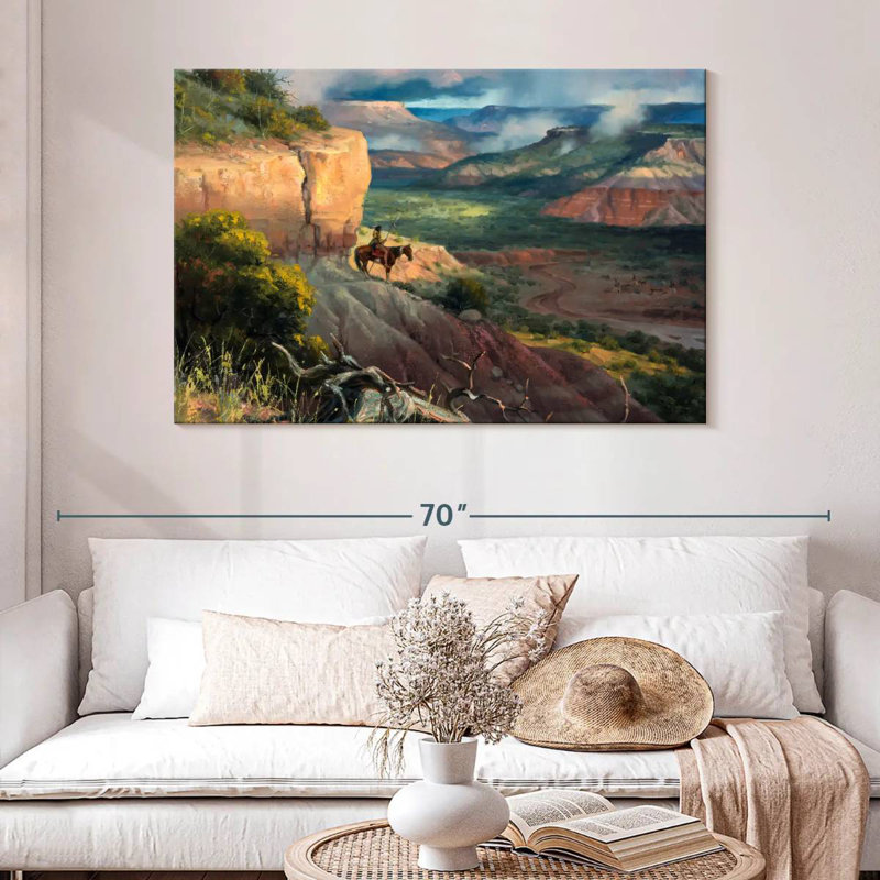 Lelar Camp Along The Timbercreek, 32" H x 48" W