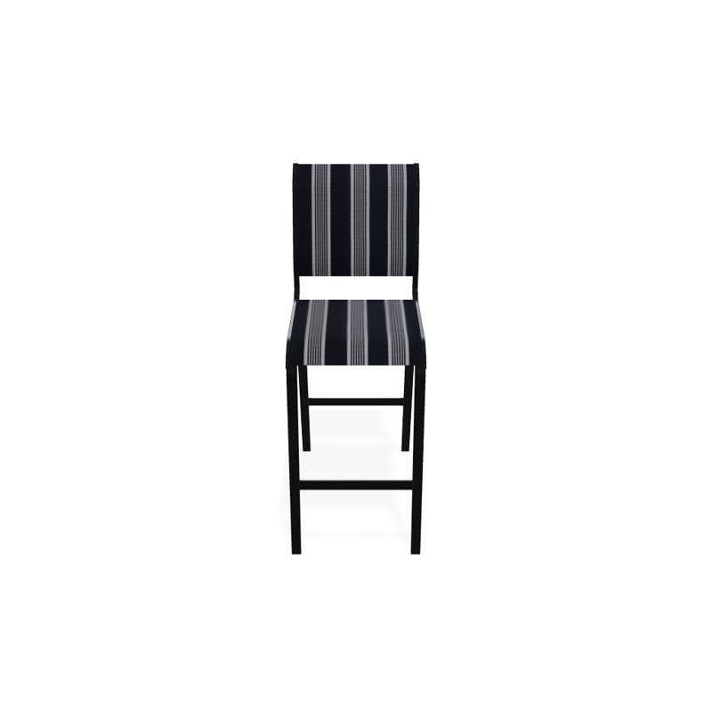 Tabouret de bar 29,5 po Holna, Noir texturé, Nuit