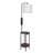 Zulfa 62" Tray Table Floor Lamp with Remote Control ＆ USB