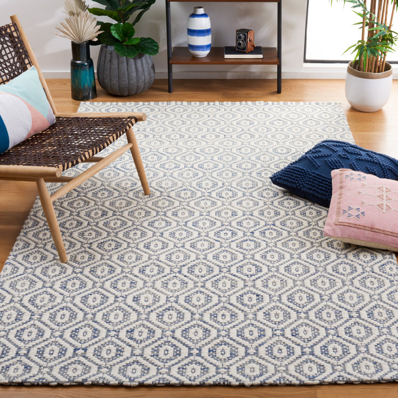 Marbella Hand Woven Performance Geometric Rug, Rectangle 8' x 10'