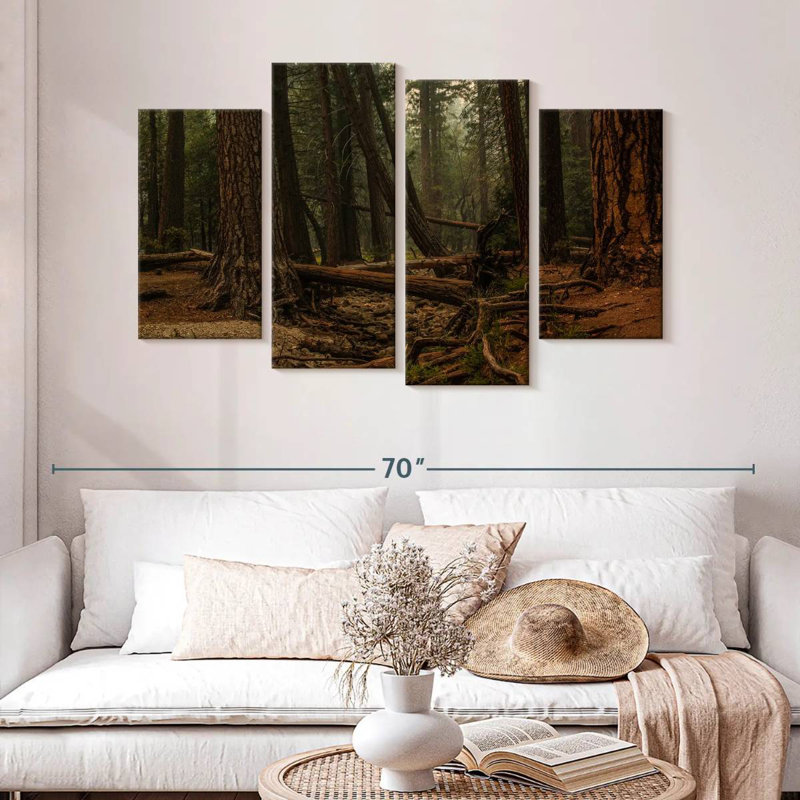 Harnek Redwood Tree Forest, 32" H x 52" W