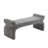 Wrought Studio™ Cleve Fabric Waterfall-like Bench-767793840
