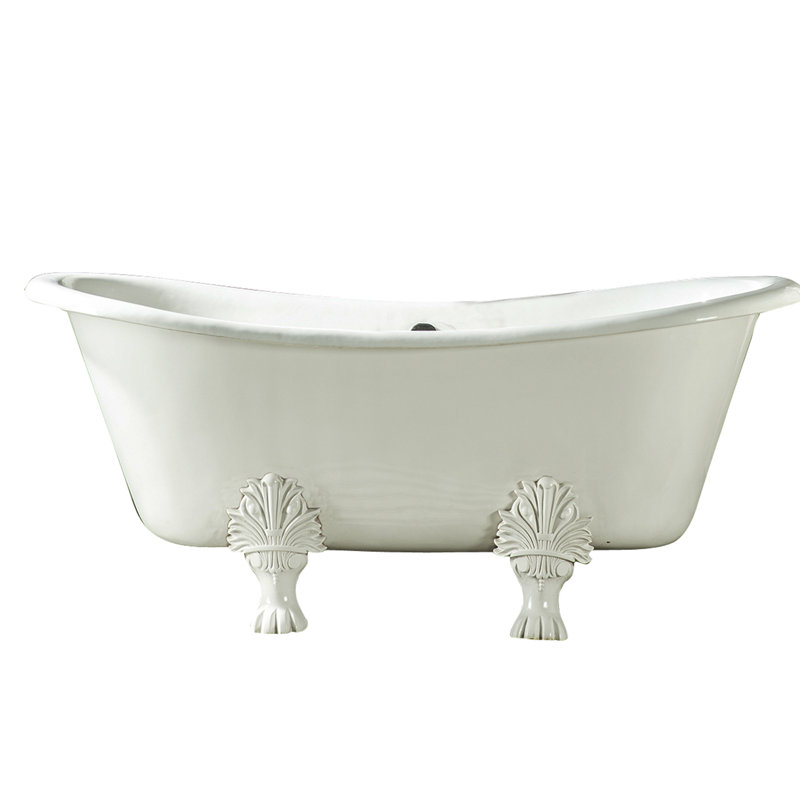 Markus 66'' x 29'' Soaking Cast Iron Bathtub, Oil Rubbed Bronze