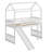 House Loft Bed With Slide-2048738435