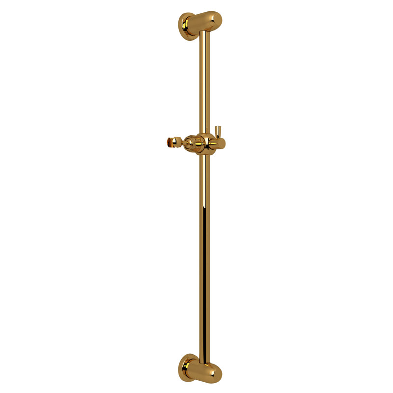 Holborn™ 26" Slide Bar, Unlacquered Brass