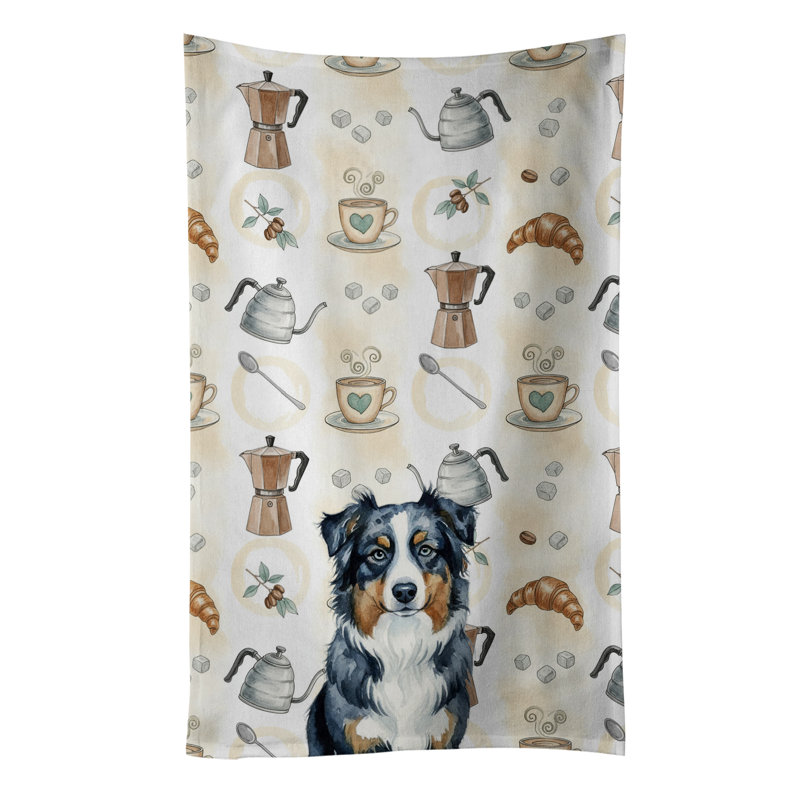 Serviette de cuisine Black, Berger australien noir