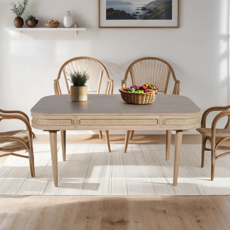 Keeley Solid Wood Dining Table