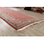 Tapis de couloir unique en laine noué à la main de style années 1960 de 3 pi 2 po x 10 pi 6 po Burrel