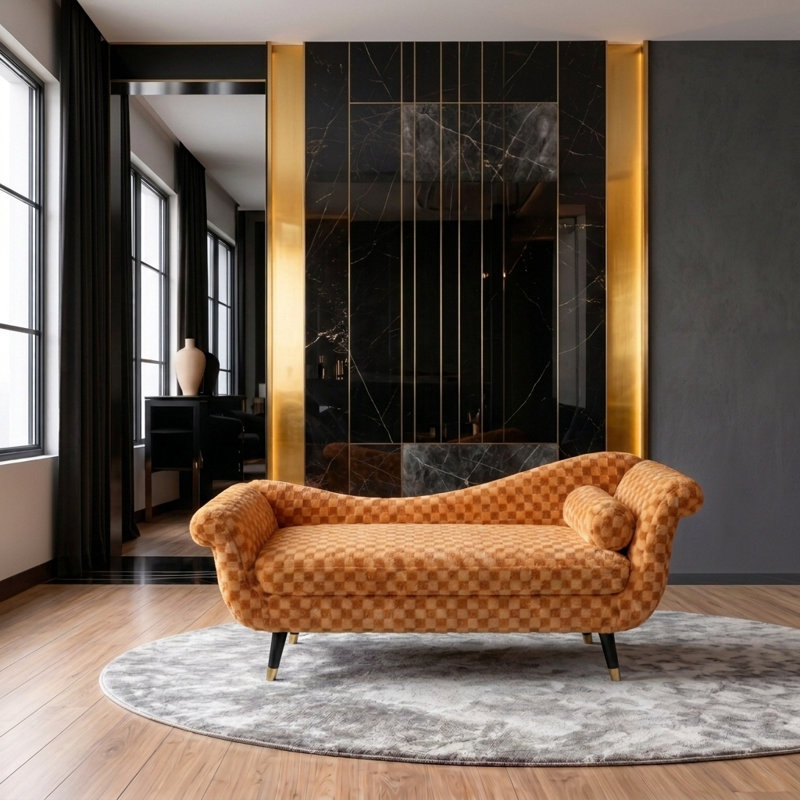 Fauteuil d'appoint Diamond, Orange