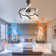 Ludovico 24" DIY Shape Adjustable Ceiling Fan with Lights Remote and APP Control