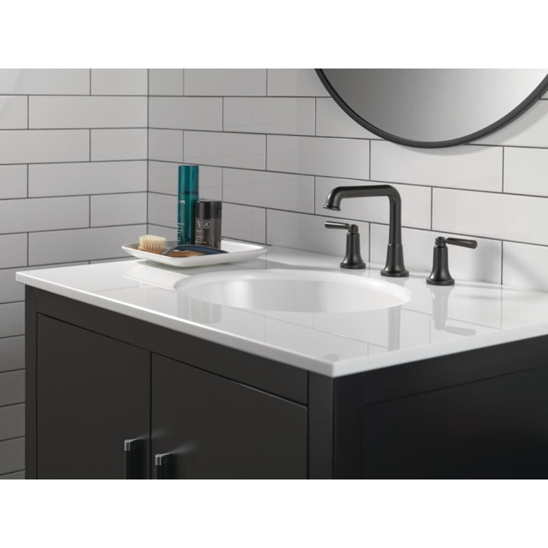 Robinet pour salle de bain Saylor, Noir mat