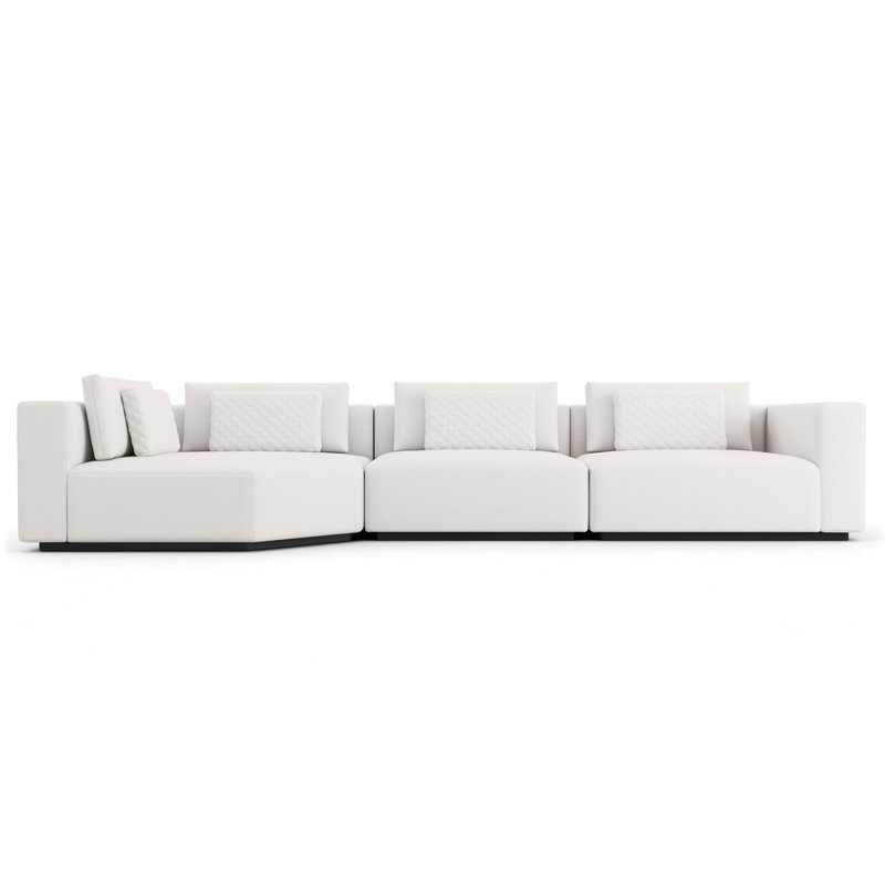 Ayton Upholstered L-Shaped Sectional, Right Hand Facing
